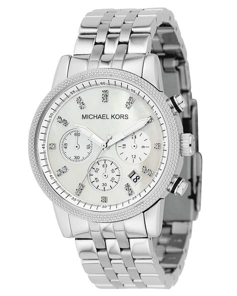 reloj michael kors all stainless steel 5 atm|michael kors husband.